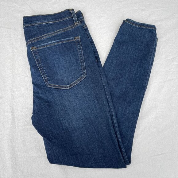 Free People Distressed Skinny Jeans High Rise Denim Cotton Stretch NWT Womens 30 - Picture 14 of 14